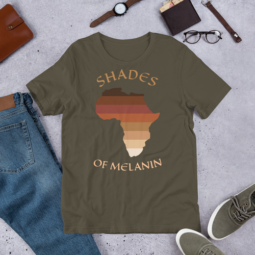 SHADES OF MELANIN Short-Sleeve Unisex T-Shirt